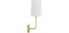 Applique Murale - Lampe Doré avec Abat-Jour en Tissu - Miu image 7
