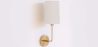 Applique Murale - Lampe Doré avec Abat-Jour en Tissu - Miu image 7