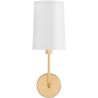 Applique Murale - Lampe Doré avec Abat-Jour en Tissu - Miu image 7