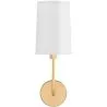 Applique Murale - Lampe Doré avec Abat-Jour en Tissu - Miu image 7