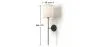 Applique Murale - Lampe Noire avec Abat-Jour en Tissu - Dena image 7