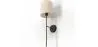 Applique Murale - Lampe Noire avec Abat-Jour en Tissu - Dena image 7