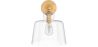 Applique Murale - Lampe Métal Doré et Cristal - Sabela image 7
