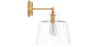 Applique Murale - Lampe Métal Doré et Cristal - Sabela image 7