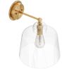 Applique Murale - Lampe Métal Doré et Cristal - Sabela image 7