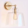 Applique Murale - Lampe Métal Doré et Cristal - Sabela image 7