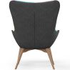Fauteuil avec Repose-Pieds - Revêtement en Tissu Patchwork - Kontur image 7