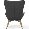 Fauteuil avec Repose-Pieds - Revêtement en Tissu Patchwork - Kontur image 7