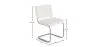 Chaise de salle à manger En Bouclette Fausse Fourrure Tapissée - Boucles Blanches - Henr image 7