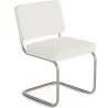 Chaise de salle à manger En Bouclette Fausse Fourrure Tapissée - Boucles Blanches - Henr image 7