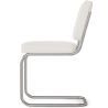 Chaise de salle à manger En Bouclette Fausse Fourrure Tapissée - Boucles Blanches - Henr image 7