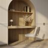 Chaise de salle à manger En Bouclette Fausse Fourrure Tapissée - Boucles Blanches - Henr image 7