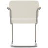 Chaise de salle à manger avec accoudoirs En Bouclette Fausse Fourrure Tapissée - Boucles Blanches - Henr image 7
