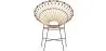  Chaise d'extérieur ronde en rotin synthétique - Design Boho Bali - Elsa image 7