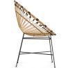  Chaise d'extérieur ronde en rotin synthétique - Design Boho Bali - Elsa image 7