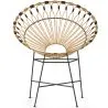  Chaise d'extérieur ronde en rotin synthétique - Design Boho Bali - Elsa image 7