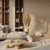  Chaise d'extérieur ronde en rotin synthétique - Design Boho Bali - Elsa image 7