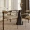 Chaise de salle à manger tapissée - Velours - Garne image 7