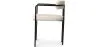 Chaise de salle à manger en bouclette fausse fourrure Tapissée - Boucles Blanches - Garne image 7