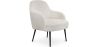 Fauteuil Rembourré - Bouclé Blanc - Hyra image 7