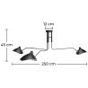 Lampe de Plafond - Lampe Flexo - 3 Bras - George image 7