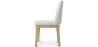 Chaise de salle à manger en bouclette fausse fourrure Tapissée - Boucles Blanches  - Biscayne image 7
