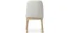 Chaise de salle à manger en bouclette fausse fourrure Tapissée - Boucles Blanches  - Biscayne image 7