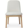 Chaise de salle à manger en bouclette fausse fourrure Tapissée - Boucles Blanches  - Biscayne image 7
