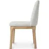 Chaise de salle à manger en bouclette fausse fourrure Tapissée - Boucles Blanches  - Biscayne image 7
