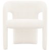 Chaise de salle à manger en bouclette fausse fourrure Tapissée - Boucles Blanches - Ashley image 7