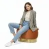Pouf - Velours et métal - Luxe image 7