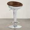 Tabouret rond en métal - style aviateur - 70 cm - Aviator image 7