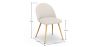Pack Table à manger design en bois (200cm) & 8 chaises de salle à manger en bouclé - Evelyne image 7