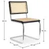 Pack Table à manger design en bois (200cm) & 8 Chaises à manger en rotin - Bruna image 7