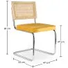 Pack Table à manger design en bois (200cm) & 8 Chaises à manger en rotin - Tapisserie en velours - Martha image 7