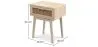 Table de chevet avec tiroirs Bois Boho Bali - Yanpai image 7