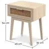 Table de chevet avec tiroirs Bois Boho Bali - Yanpai image 7