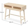 Bureau - Console Couloir - Bois Boho Bali - Yanpai image 7