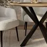 Table à manger ronde - Industrielle - Bois et métal - Bayron image 7