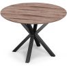 Table à manger ronde - Industrielle - Bois et métal - Bayron image 7