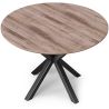 Table à manger ronde - Industrielle - Bois et métal - Bayron image 7