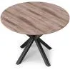 Table à manger ronde - Industrielle - Bois et métal - Bayron image 7