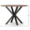 Table à manger ronde - Industrielle - Bois et métal - Bayron image 7