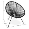 Pack Fauteuil Acapulco x2 - Piétement Noir - Nouvelle Édition image 7