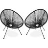Pack Fauteuil Acapulco x2 - Piétement Noir - Nouvelle Édition image 7