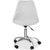 Chaise de bureau rembourrée - avec roulettes - Tulip image 7