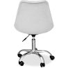 Chaise de bureau rembourrée - avec roulettes - Tulip image 7