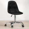 Chaise de bureau à roulettes - tapissée - Fery image 7