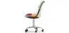  Chaise de Bureau Pivotante - Tissu Patchwork - Simona image 7