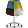  Chaise de Bureau Pivotante - Tissu Patchwork - Simona image 7